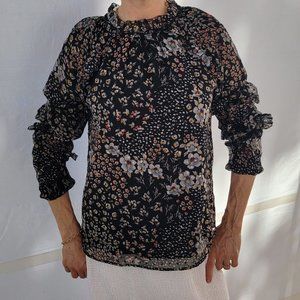 Ann taylor floral print top